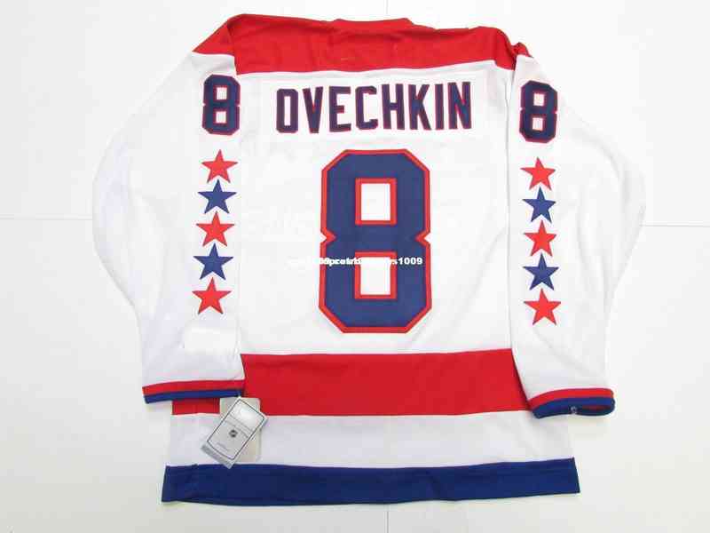 

high end Custom Alex Ovechkin 2011 Winter Classic Hockey Jersey Stitch Add Any Number Name Mens Xs, White