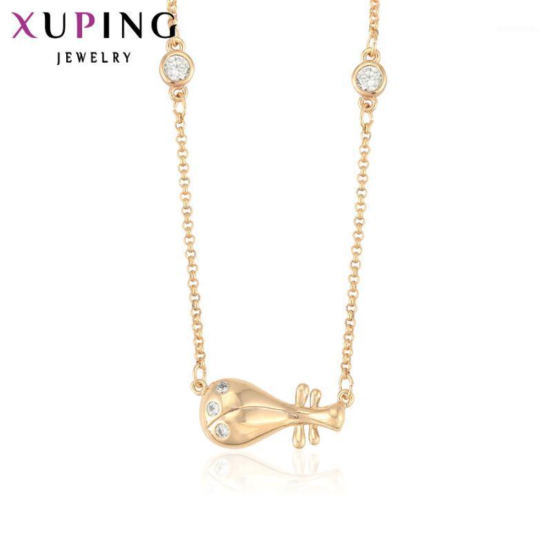 

Xuping Fashion Necklace New Design Big Long Necklace Gold Color Plated Women Men Chain Jewelry Top Sale 423111