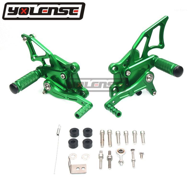 

CNC Aluminum Motorcycle Adjustable Rearsets Rear Sets Foot Pegs For NINJA300 NINJA250 NINJA 250 300 2013-20201
