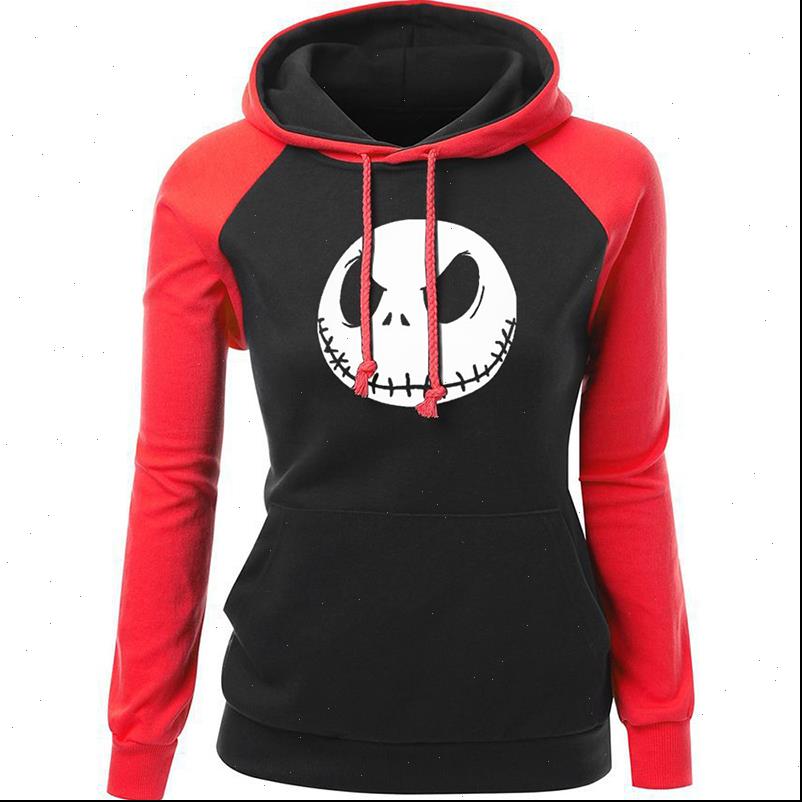 

Womens Hoodies 2021 Slim Winter Autumn Streetwear Harajuku Sweatshrit Fashion Pumpkin King Jack Skellington Evil Smile Print, Yellow black5