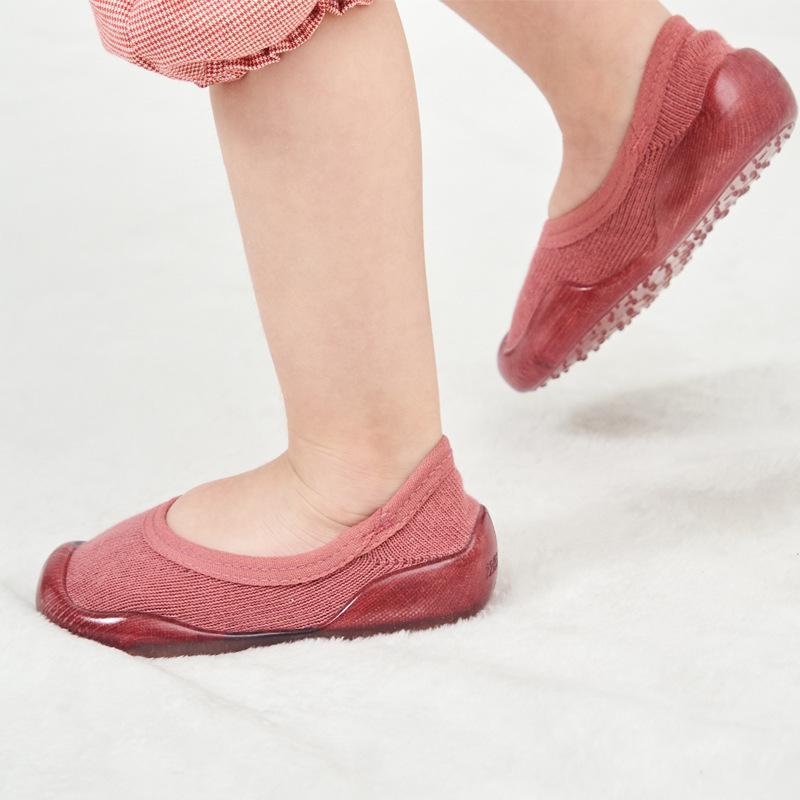 

Kids Sock Shoes Soft Soles Fashion Candy Color Jelly Baby Toddler Shoes Non-slip Children's Boat Boys Girls Casual Loafers1, Sky blue