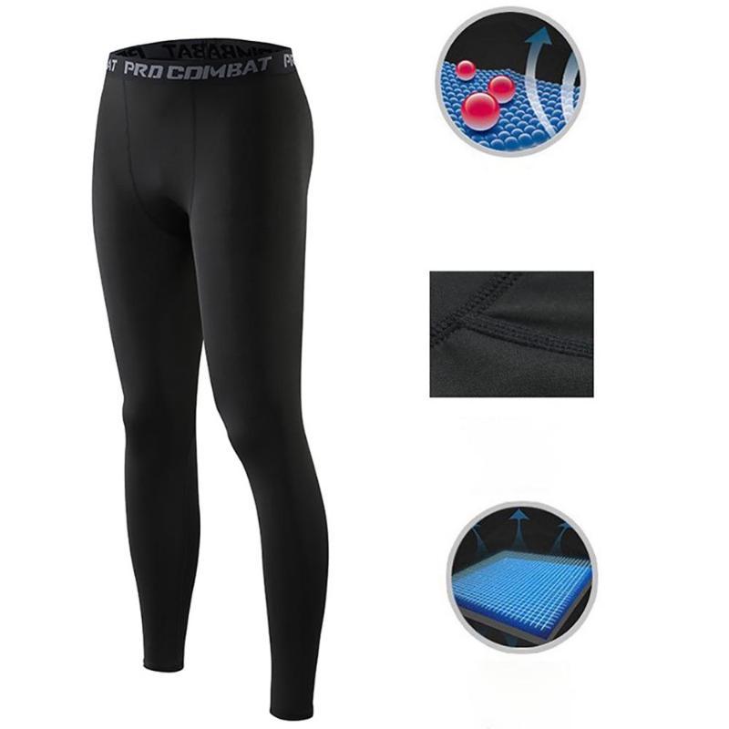 

Mens Running Pants Fitness Mens Compression Pants Yoga Running Leggings Men Sports Base Layer Fitness Trousers Runing
