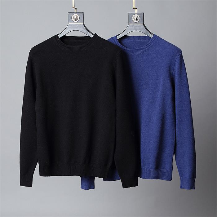 

20FW Autumn Winter Europe France Paris Pin Embroidery High Quality Sweater Fashion Casual Men Women Woolen Sweater streetwear K6074, White;black