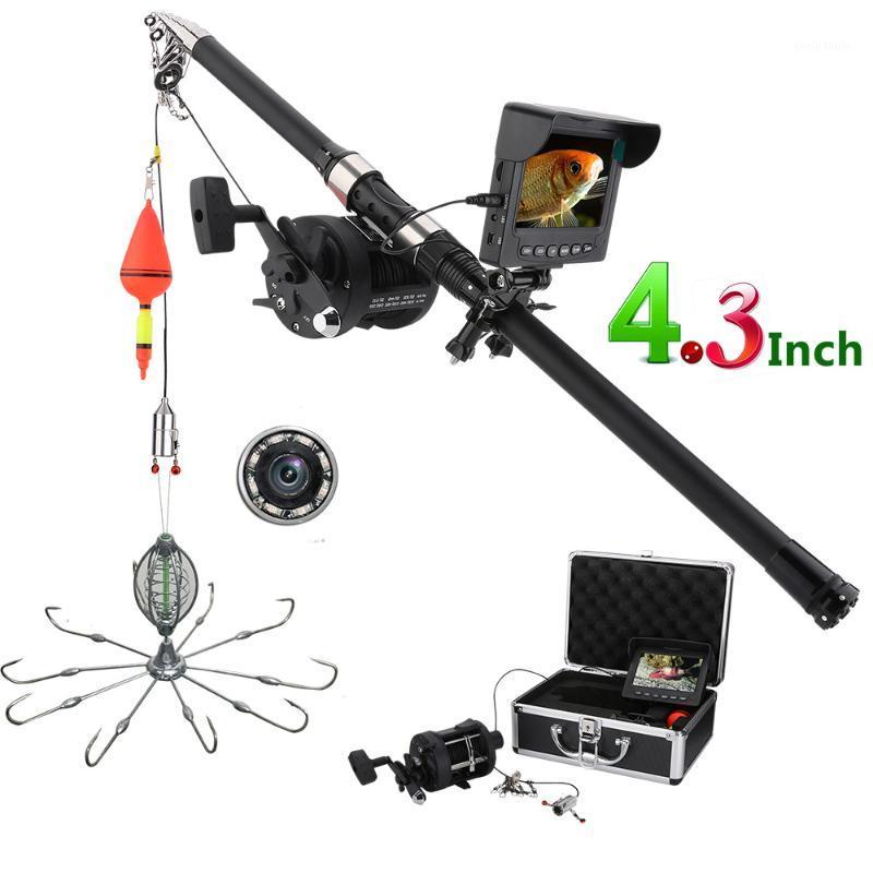 

MAOTEWANG 4.3 Inch Color Monitor Underwater Fishing Video Camera Kit 8 Pcs IR LED Lights with Explosion fishing hooks1