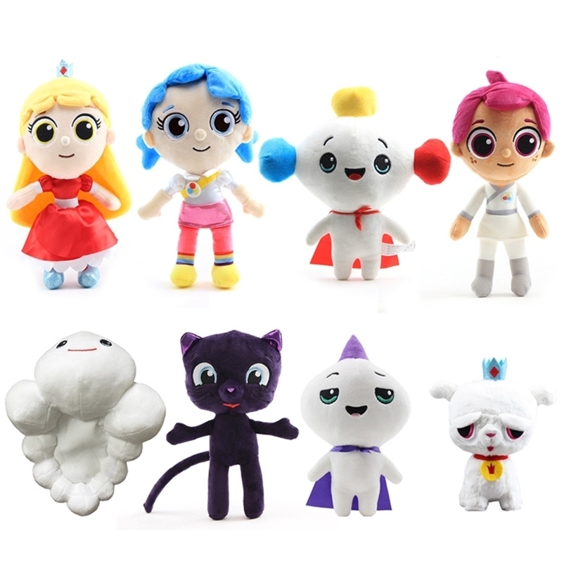 

21cm-30cm Anime True and The Rainbow Kingdom Bartleby Cat Plush Toy King Zee Grizelda Frookie Stuffed Doll Kid Gift 220104