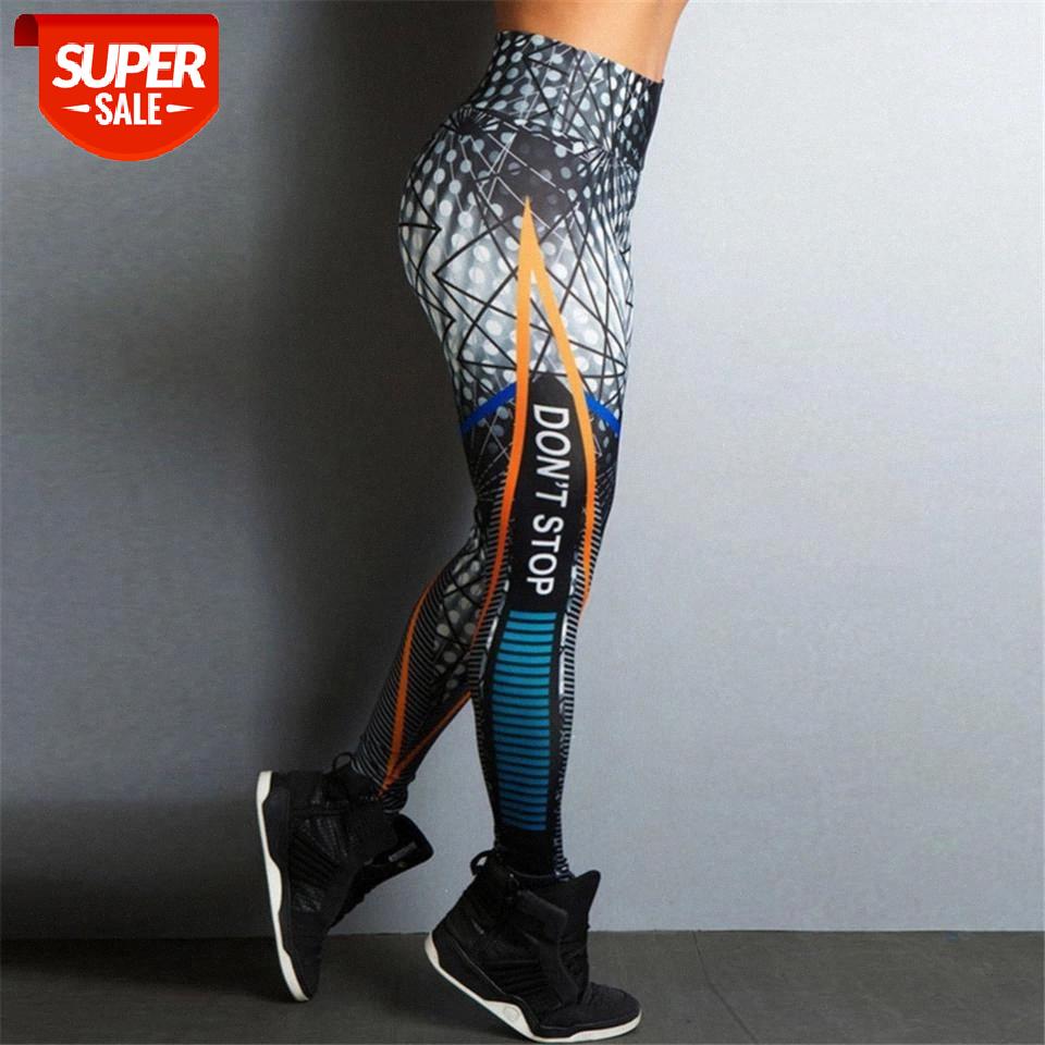 

2018 Ins Same Style Women Fitness Leggings Skinny High Waist Elastic Push Up Legging Workout Sexy Long Pants #pO1g, Black;white
