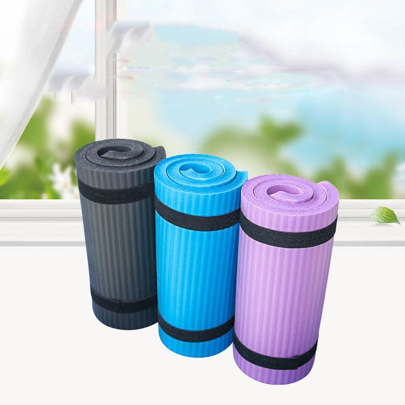 

60x25x1.5cm Yoga Mat NBR Abdominal Wheel Pad Flat Support Elbow Mats Beginner Yoga Auxiliary Carpet Home Gyms Fitness Supplies1, Purple
