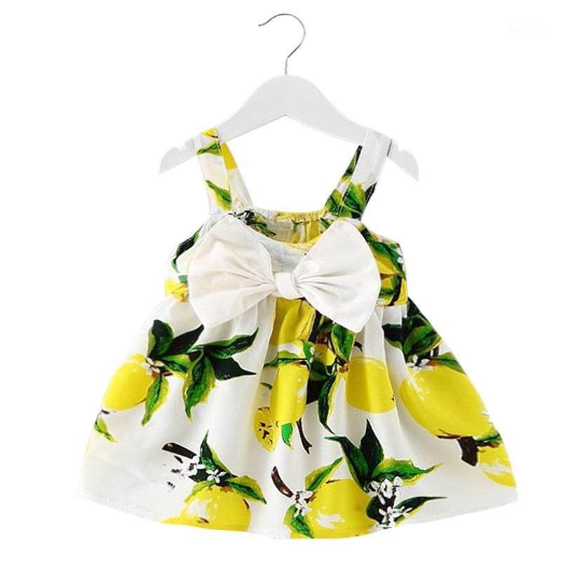 

Wholesale- New Summer Baby Girl Dress infant girls Dresses for 1 year Birthday Party tutu Dress Newborn Girl Clothes Baptism kids clothing1, A00258hu