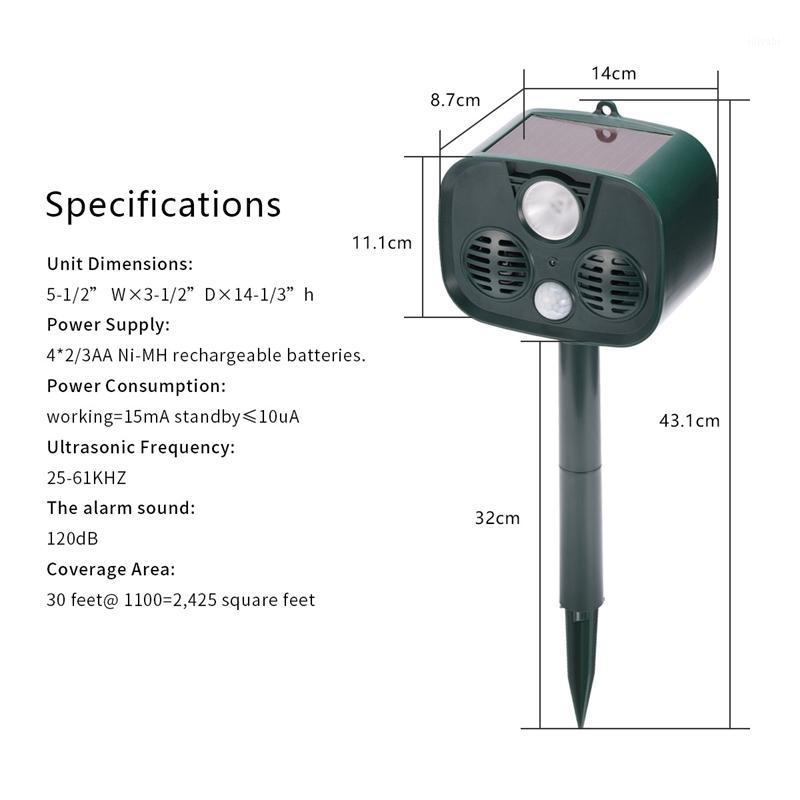 

Security Alarm Solar Power Induction Intruder Sensor Alarm and Animal Repeller Infrared Motion Sensor For Home Garden1