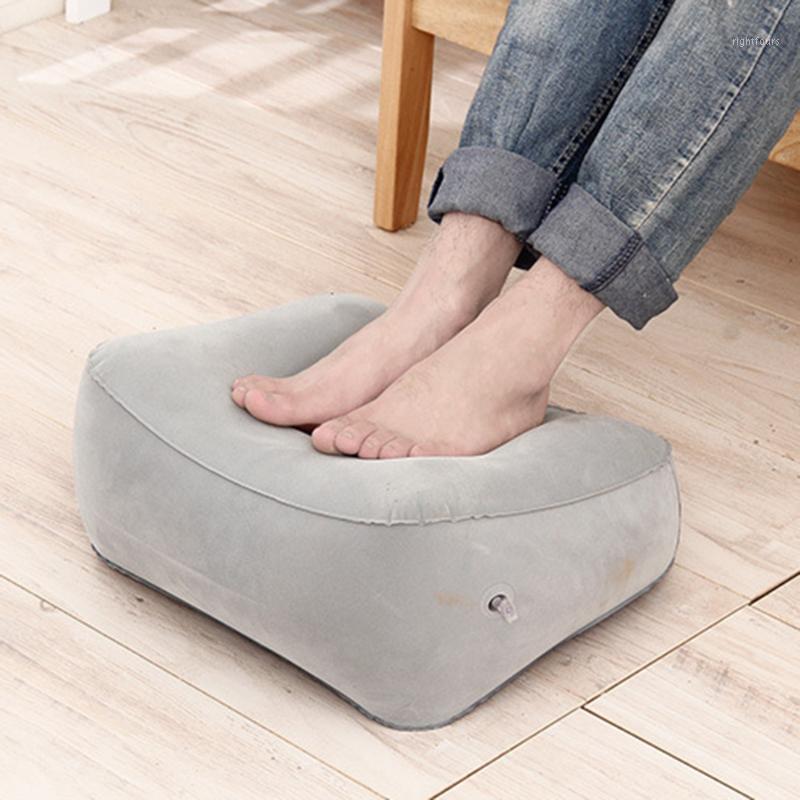 

Soft-Footrest Pillow PVC Inflatable Foot Rest Pillow Cushion Air Travel Office Home Leg Up Relaxing Feet Tool Useful1