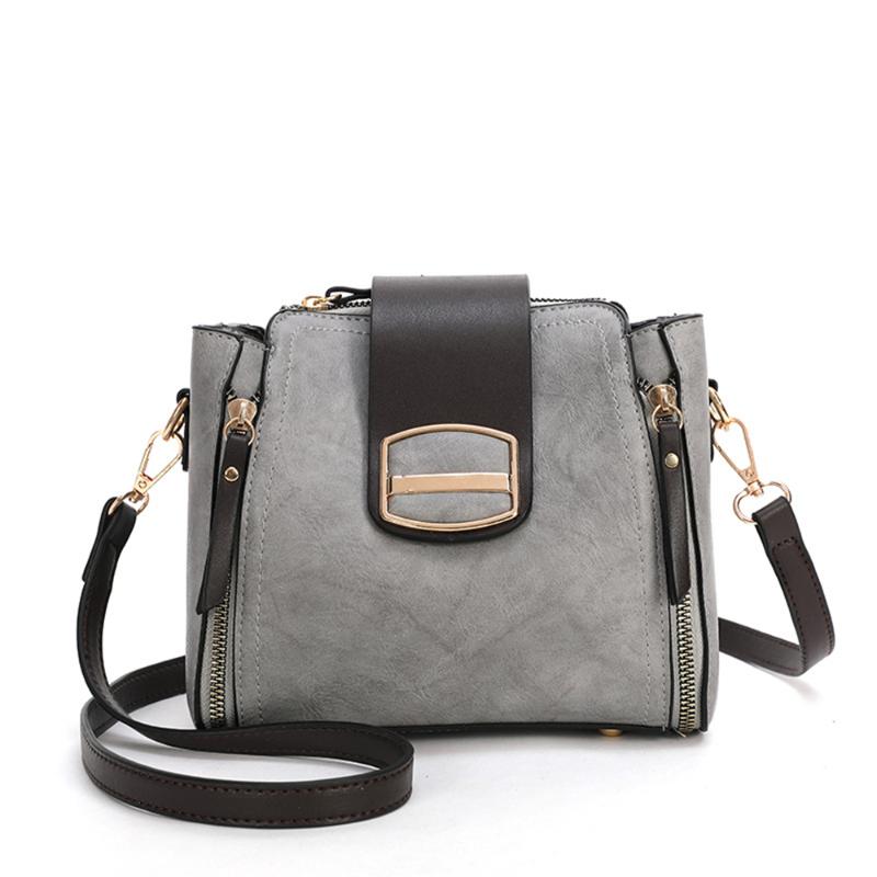 

2021 New Fashion Ladies Shoulder Bag For Women Luxury PU Leather Zipper Pocket Cross-Body Handbag Clutch Messenger Party Pack, Black