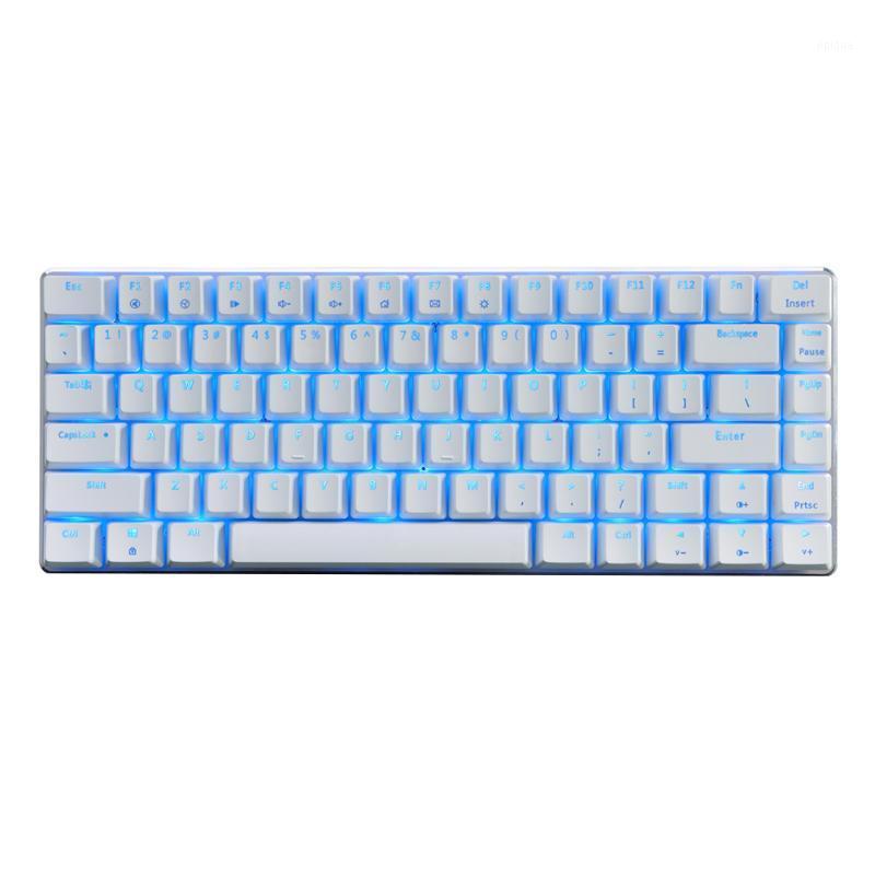 

Metal USB Interface RGB Backlight Ergonomic Non Slip Mechanical Keyboard Computer Office Plug And Play 82 Keys Desktop Laptop1