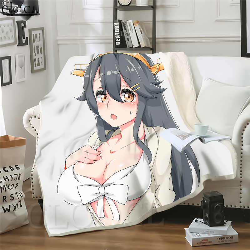 

CLOOCL New Anime Ahegao Blushing Girl 3D Print Street Style Air Conditioning Blanket Sofa Teens Bedding Throw Blankets Plush Quilt