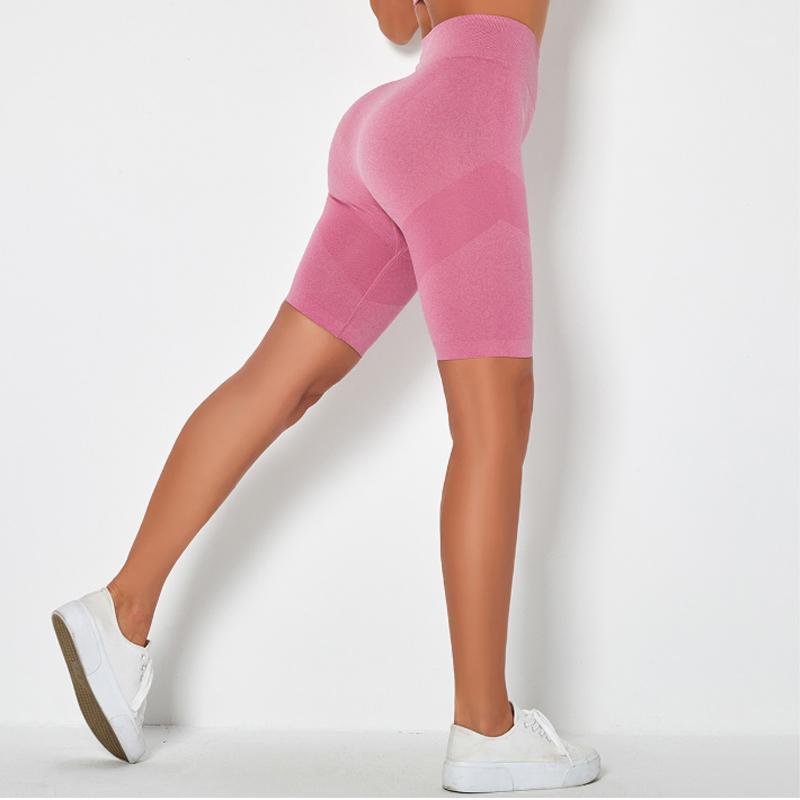 

Women gym clothes Yoga Shorts Stretchy seamless Sport Shorts female Running Short Pants Gym Tight Fitness Workout1, Pink