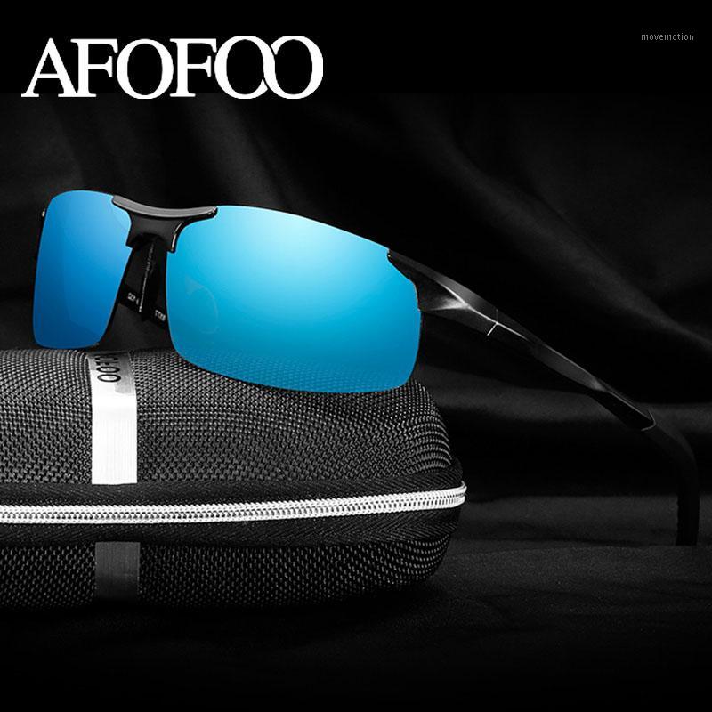 

AFOFOO Aluminum Magnesium Polarized Sunglasses Brand Design Classic Men Driving Sun Glasses High Quality UV400 Shades Eyewear1