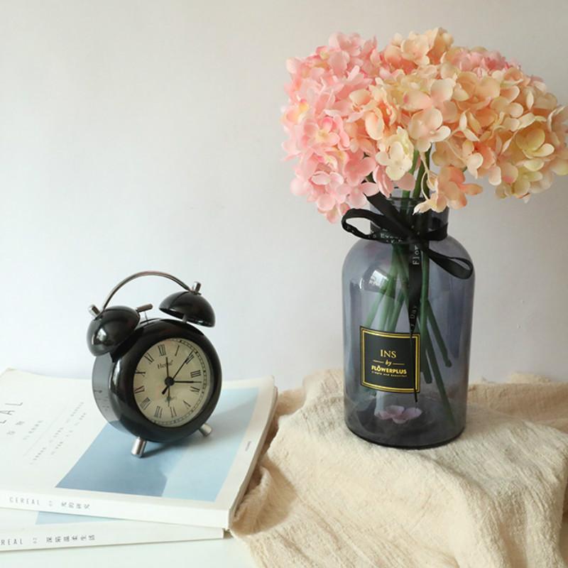 

26.5CM Artificial Peony Hydrangea High Quality Silk Flower for Home Wedding Party Birthday New Year Valentines Day Floral Decor, Hydrangea-3