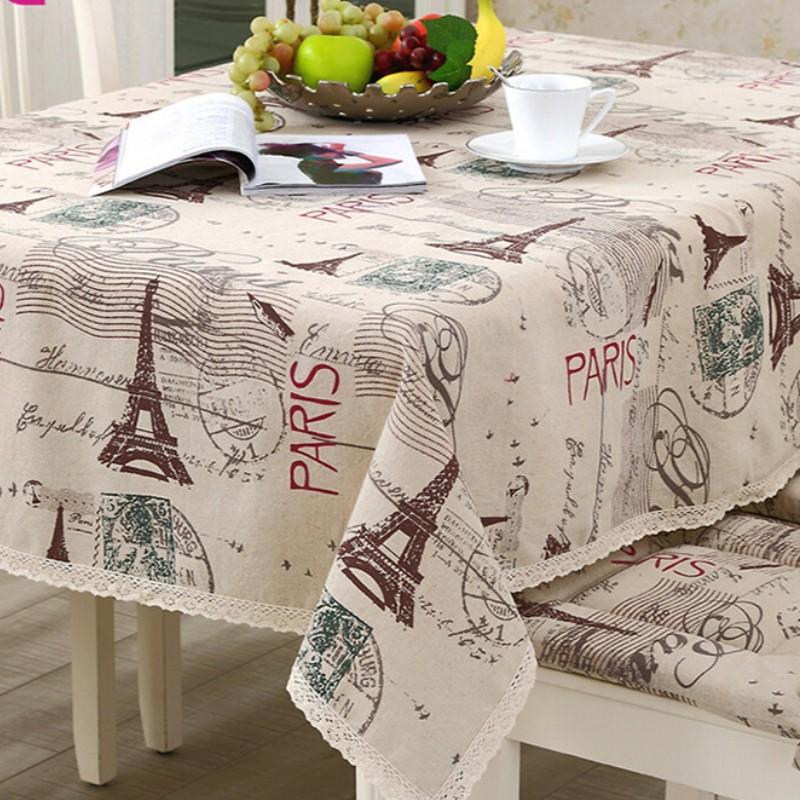 

Home Textile Tower Decorative Table Cloth Tablecloth Rectangular Dining Table Cover Tablecloths