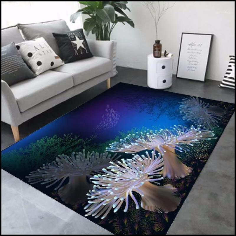 

6mm Rectange 3D Carpets Short Plush Fabric Mat Sofa Rug Pad Living Room Carpet Bedroom Mediterranea Carpet Home Furnishing Decor1, 11