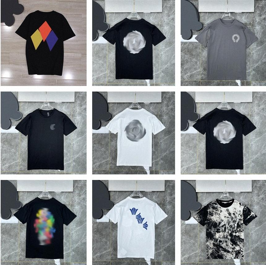 

Summer clothing mens Tshirt chromes top tee cross hearts womens short sleeve tshirts couples T shirts casual printed tees crew neck Horseshoe polos R7G2#