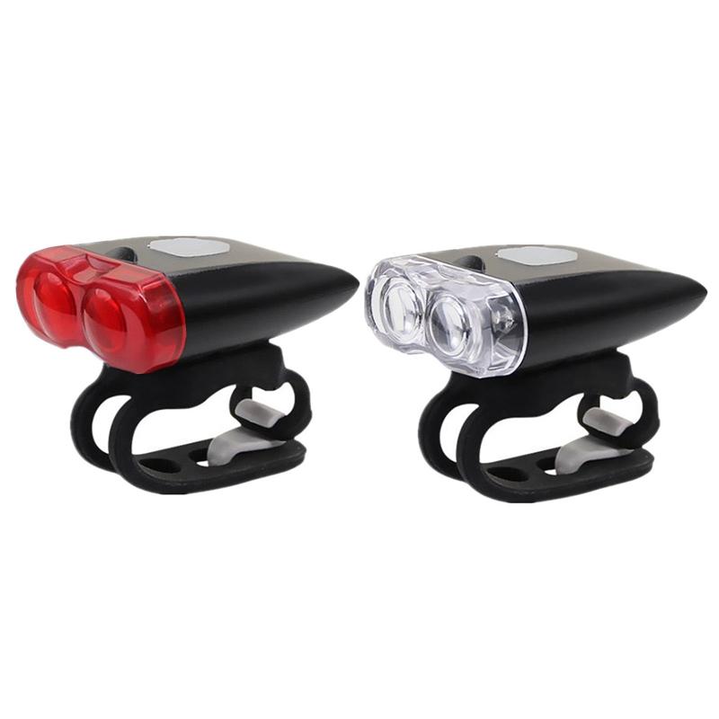 

2 in 1 Bike Light Cycling Helmet Headlight Waterproof Bicycle Taillight Handlebar Front Light Rear Dual Purpose