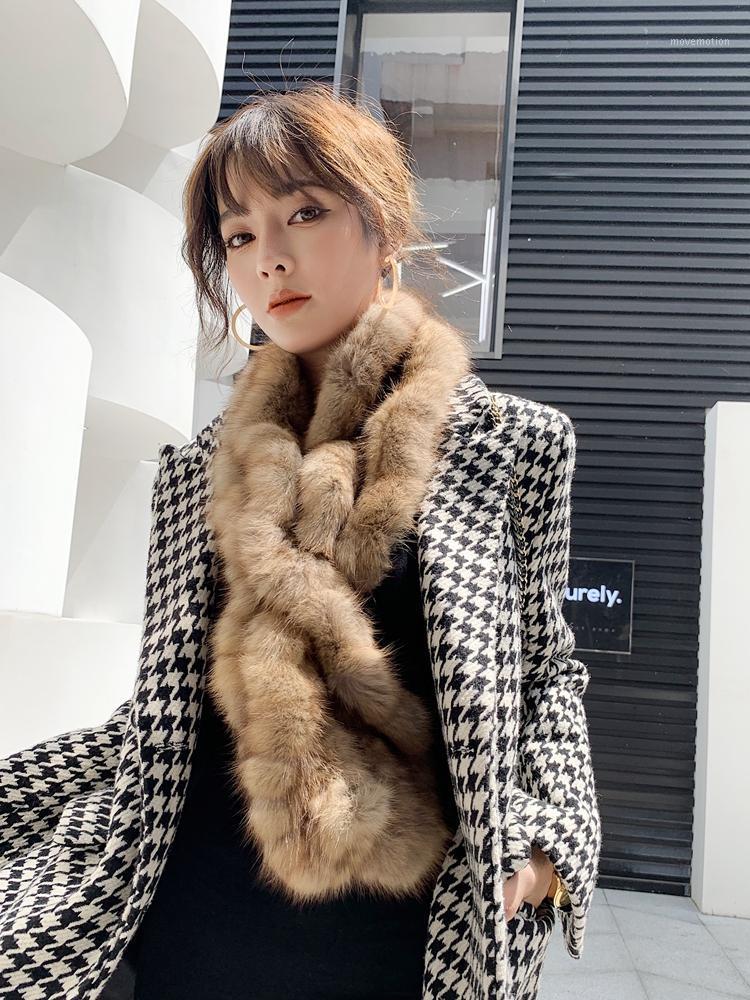

Sable Collar mink series lady's scarf Winter new style warm fashion scarf Size:110*13cm1