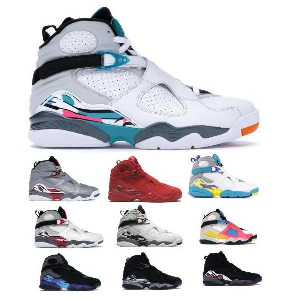 Jumpman 8 8s Mens Boots Shoes Snow Snowflake Chrome Valentines Day Reflections Captain Bugs Bunny Yellow 2021 New Arrival Trainer Shoes