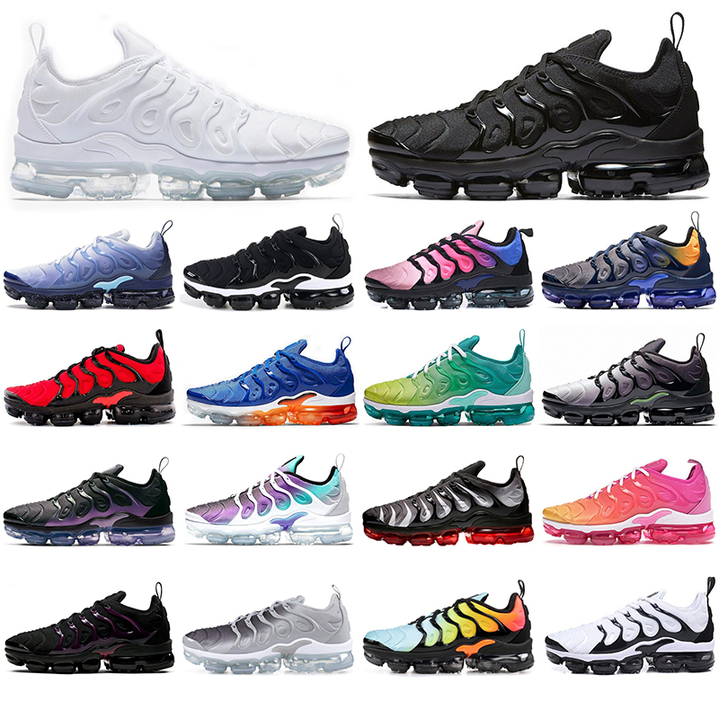 Vapormax plus tn Avec gratuit Chaussettes TN plus Chaussures de course pour les femmes des hommes Designer Shoe Esprit Teal géométrique actif arc