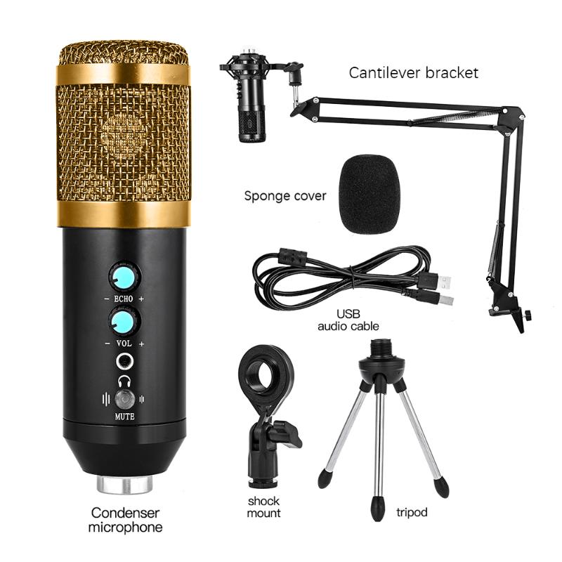 

Rovtop Metal USB Condenser Recording Microphone For Laptop Windows Cardioid Studio Recording Vocals Voice YouTube Tiktok