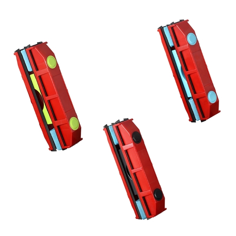

C7AD Double-side Magnetic Window Cleaner Glass Wiper Cleaning Tool Universal Fits for Single/Double Glazed Windows Anti-Falling 211224
