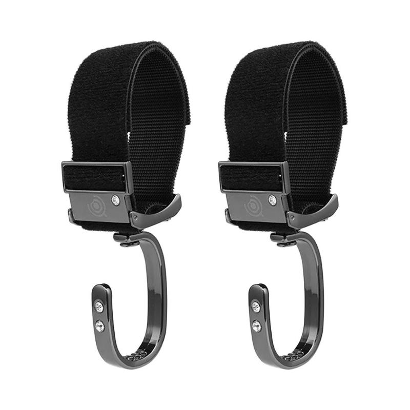 

2 PCS/LOT 360 Rotation Baby Stroller Accessories Hook Multifunction Baby Stroller Black High Quality Plastic Hook DropShip