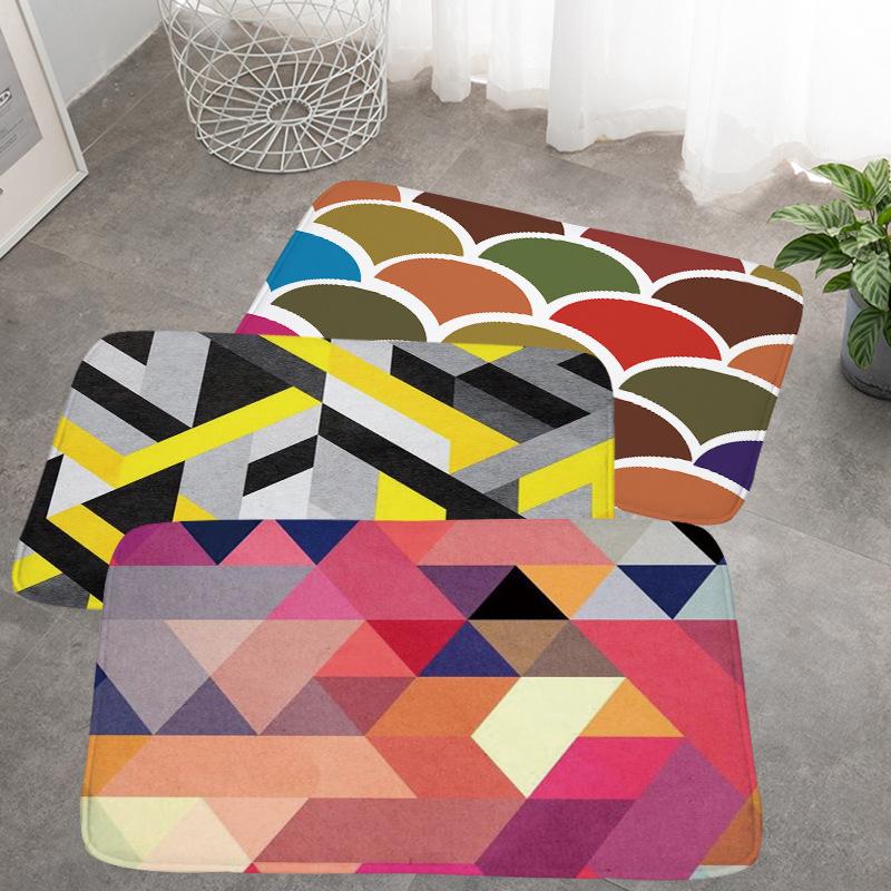 

Doormat for Door Living Room Floor Mats Fashion Soft Cross-border Kitchen Bedroom Bathroom Non-slip Absorbent Carpet, Style-3