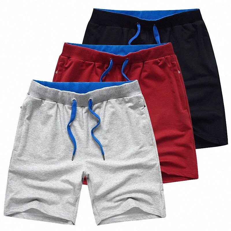 Men's Stylish Streetwear Straight Shorts Workout Pants Elastic Drawstring Design Knee Length Pants Casual Daily Micro-elastic Solid Color Br