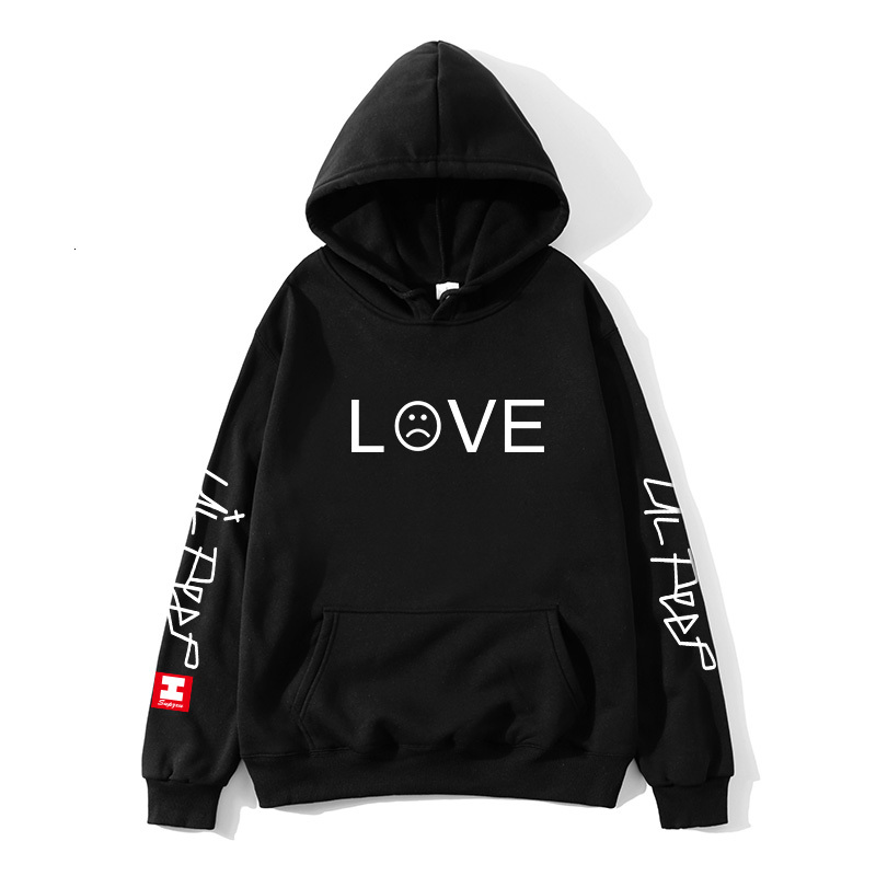 

2021 New Lil Peep Hoodies Hell Boy Lil.peep Men/women Hooded Pullover Male/female Sudaderas Cry Baby Hood Hoddie Sweatshirts Love Col1, Red