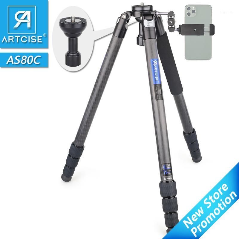 

Carbon Fiber Tripod AS80C Heavy Duty Camera Tripod Ultra Stable & Lightweight Professional Camera Travel Bowl Adapter1