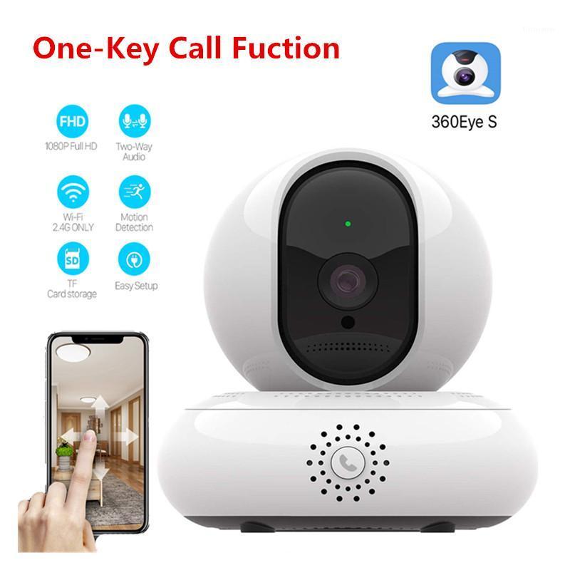 

1080P WIFI Wireless Network IP Camera One-key Call home Security Camera IR CCTV 2MP 360° Mini Baby monitor Cloud Storage1