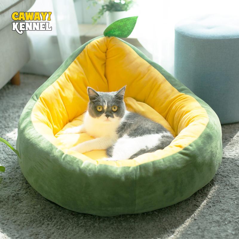 

CAWAYI KENNEL Soft Pet House Dog Bed for Dogs Cats Small Animals Products Cama Perro Hondenmand Panier Chien Legowisko Dla Psa, S2