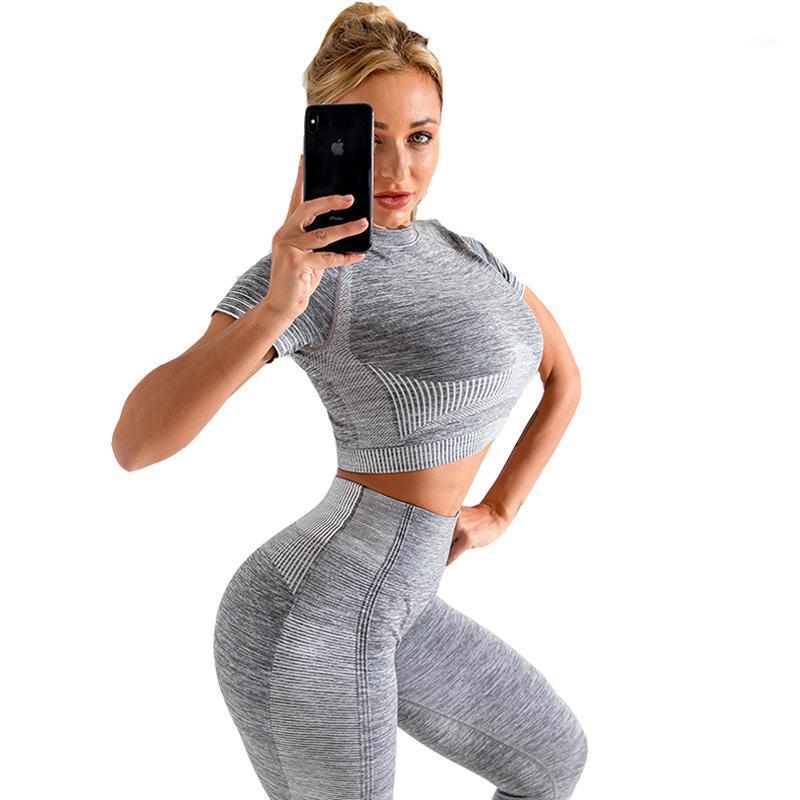 

Women' Yoga Set Running Seamless Gym Leggings + top Sport TrackSuit Sportswear High Waist Fitness Legging Workout Yoga Suit1, 1pc black pants