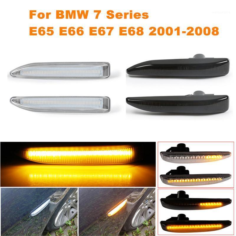 

Emergency Lights 2x Dynamic / Normal Car LED Side Marker Turn Signal Sequential Indicator Lamp For 7 Series E65 E66 E67 E68 2001-2008