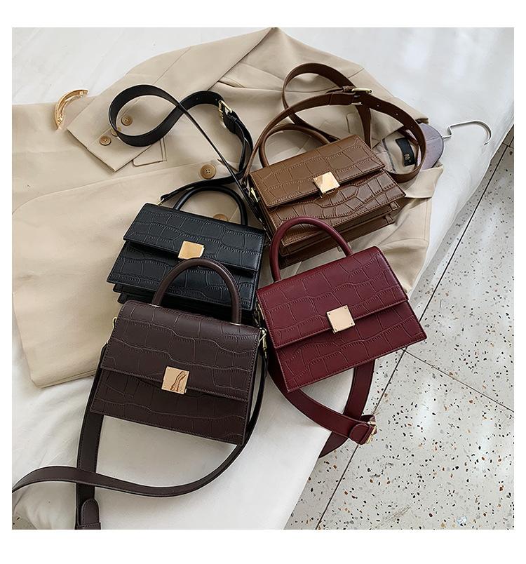 

OLUOLIN Women Crossbody Bag Fashion Small Shoulder Bags Pu Leather Messenger Bags Designer Luxury Handbag High Quality, Coffee