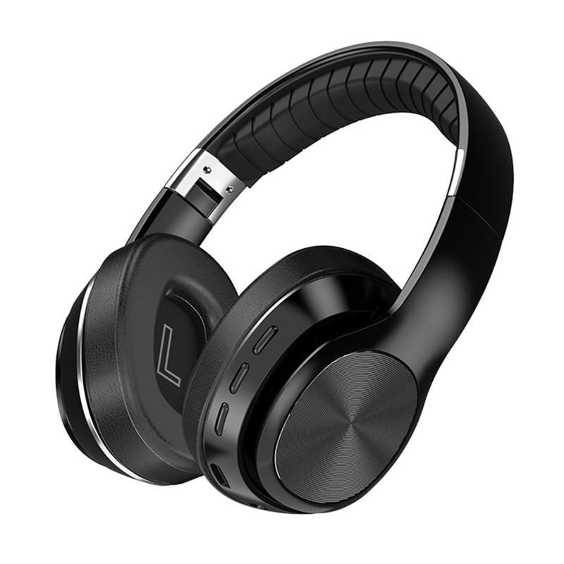 

Bluetooth Headphones with Deep B Wireless Foldable Headphones,Comfortable Earpads,12 Hours Playtime for Travel/Work, Black