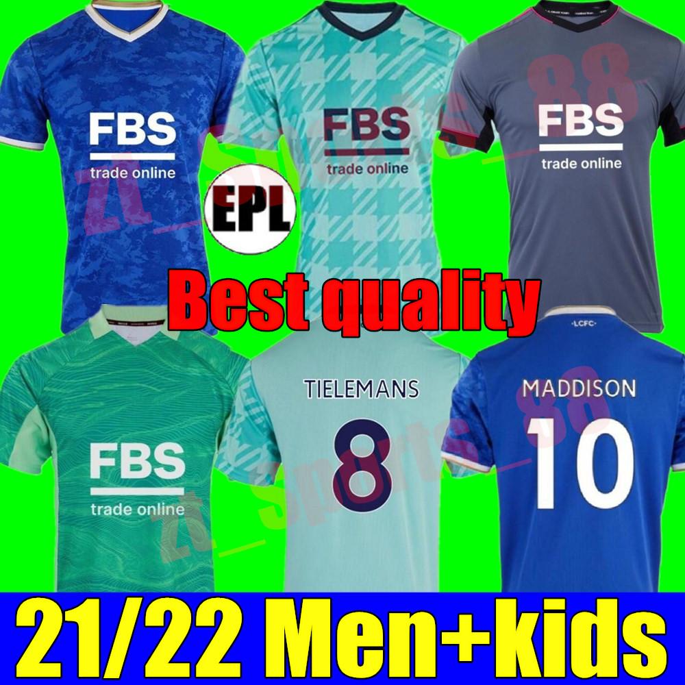 

LeiCesteR 21 22 adult Men + kids kit soccer jersey football shirt 2021 2022 home away VARDY NDIDI MADDISON MADDISON GRAY BARNES MORGAN RICARDO uniforms, 3rd+league patch