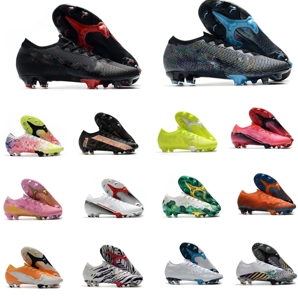 

Fashion Women Mens Soccer Shoes Cleats Superfly 7 Elite SE Neymar FG Outdoor Mercurial Elite FG 13 cr7 Football Boots Ronaldo Sports Sneakers, Color13#
