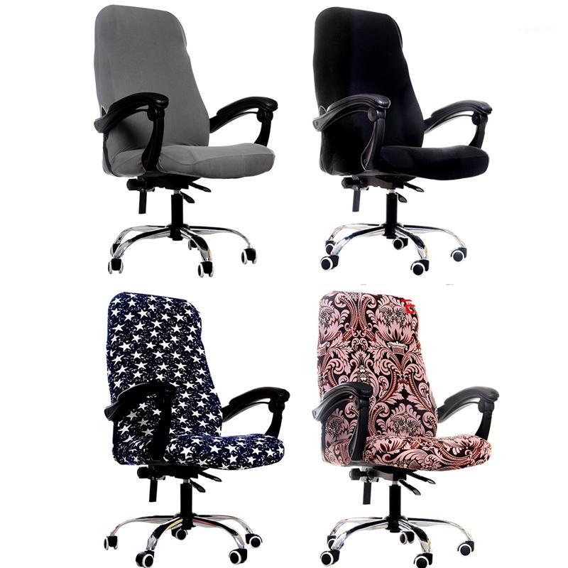 

Modern Computer Chair Cover Spandex Stretch S/M/L Chair Cover Fabric For Removeable Office Seat Chairs 1PC Elastic Slipcover1