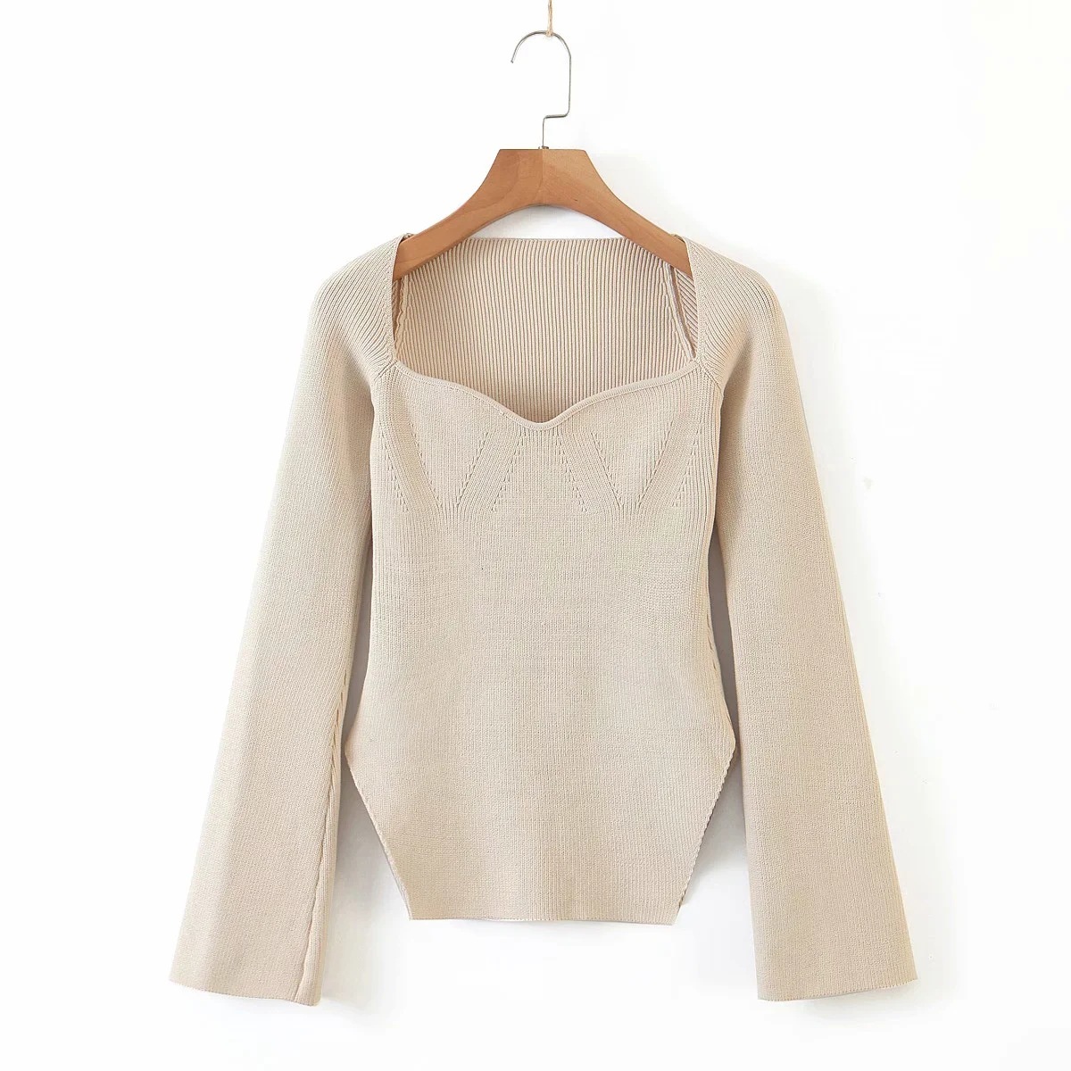 

2021 New Arrival Sells Hot Top Fashion Firm Female Linen in the Spring Knitted Mesh Butterfly Pullovers Sweater Z10L, Black