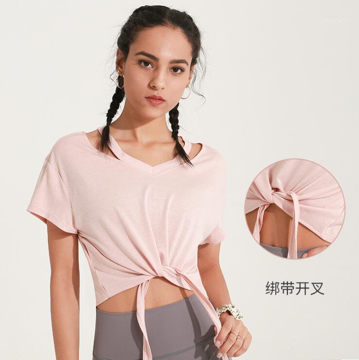 

Women Sport T Shirt short Sleeve slim Yoga Shirt gym training Tops Running Fitness clothes Gym women Activewear Sport top T8931, T893 pink