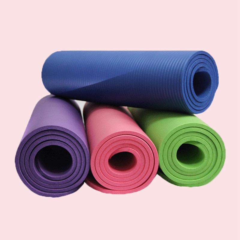 

New 183*61*1cm Thickess Non-Slip Yoga Mat Sport Gym Soft Pilates Mats Foldable for Body Building Fitness Exercises Equipment, Red