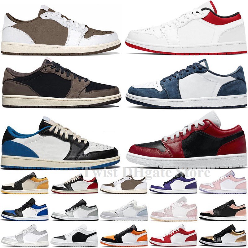 

2022 Mens 1 low Running Shoes University Red Black Cyber Jumpman lows Travis UNC Blue 1s Cactus Jack Bred Toe Woman Sports Sneakers Classic Basketball shoe mens womens, Hello