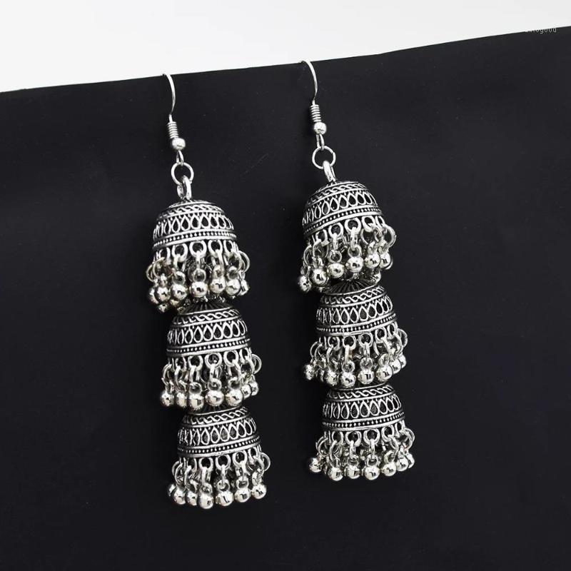 

Dangle & Chandelier Bells Tassel Earrings For Women Boho Vintage Ethnic Gypsy Jewelry Ladies Retro Jhumka Afghan Turkish1