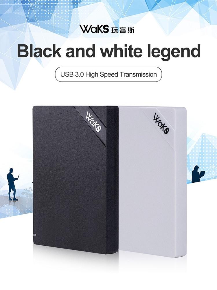 

Waks 2.5'' External Hard Disk Drive 250GB 320GB 500GB 750GB 1TB 1.5TB 2TB USB3.0 HDD Storage Device for laptop desktop Xbox Ps4