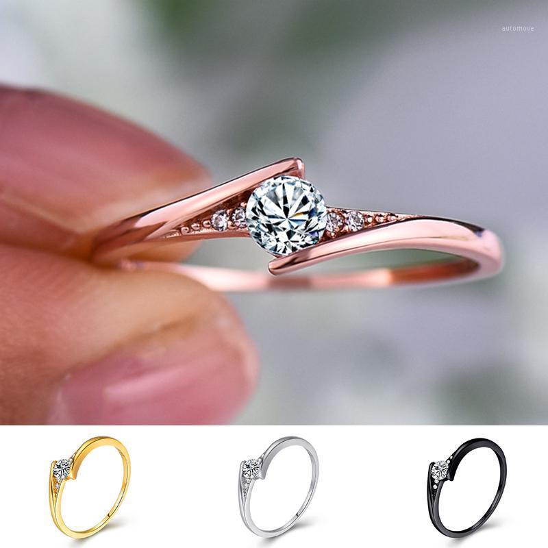 

Korean Style Female Small Round Engagment Ring 100% Real 925 Sterling Silver Ring Boho Vintage Wedding Rings For Women1